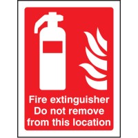 Fire Extinguisher Do Not Remove