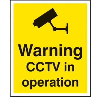 Warning - CCTV in Operation