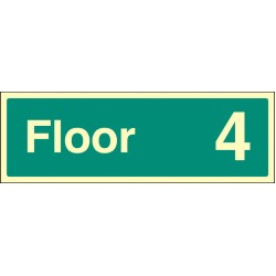 Floor 4 - Floor Level Dwelling ID Signs