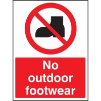 No Outdoor Footwear