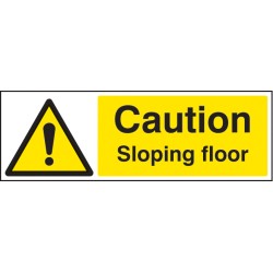 Caution - Sloping Floor