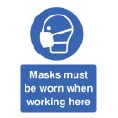 Masks Must be Worn When Working Here