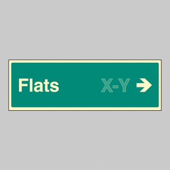 Flats X-Y - Arrow Right (Specify when ordering)