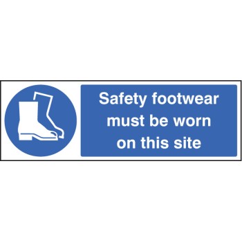 Safety Footwear Must be Worn On this Site