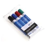 Dry Wipe Markers (Pack of 4 Colours)