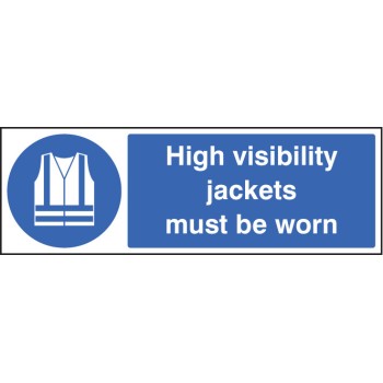 High Visibility Jackets Must be Worn