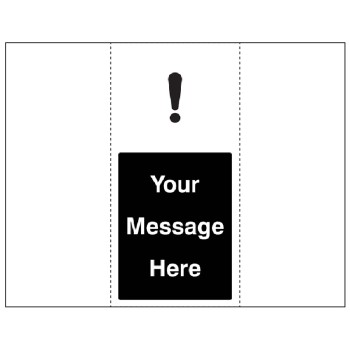 Your Message Here - Custom Cover-Up Sign 