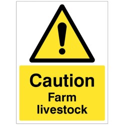 Caution - Farm Livestock