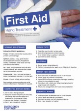 First Aid Hands - Poster