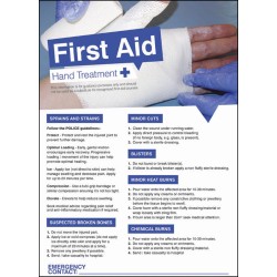 Hands - First Aid Poster