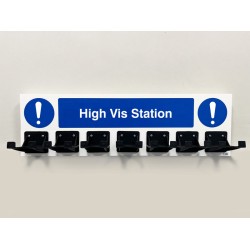 PPE Station - High Vis - 7 Hooks