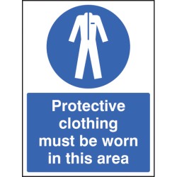 Protective Clothing Must be Worn in Area