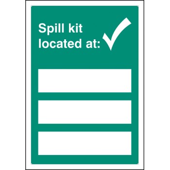 Spill Kit Located At - Adapt-a-Sign