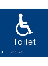 Braille - Disabled Toilet