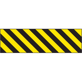 Hazard Marker (Right Hand) - Reflective Aluminium