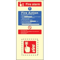 Fire Action & Call Point Set - Operate Alarm - Phone Brigade - Attack Fire - Don't use Lift