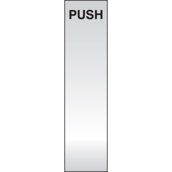 Push - Deluxe Engraved Door Plate