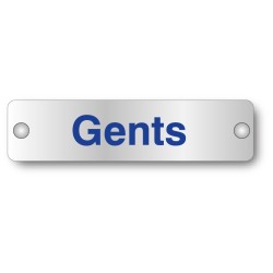 Gents - Visual Impact - Aluminium Door Sign