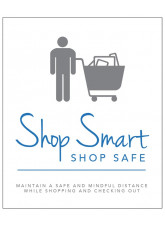 Shop Smart - Maintain a Safe and Mindful Distance