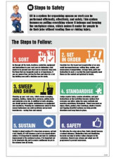 6S Steps to Safety Information Poster